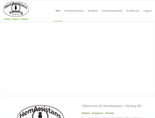 Tablet Screenshot of hemassistans.nu
